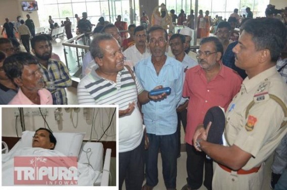 Former Minister Badal Choudhury’s arrest was held taking his fingerprint in ICU, CPI(ML) slams Tripura Govt, demands Judiciary led committee's formation for investigation to stop Police harassment Former Minister Badal Choudhury’s arrest was held taking his fingerprint in ICU, CPI(ML) slams Tripura Govt, demands Judiciary led committee's formation for investigation to stop Police harassment